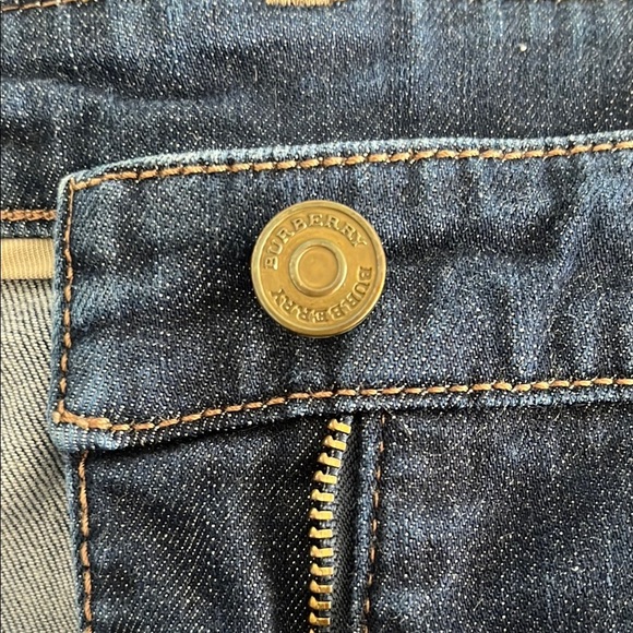 Burberry Classic Blue Straight Leg Jeans - Picture 6 of 14